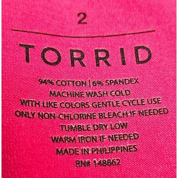 TORRID Plus Size Foxy Hot Pink Heart Ring Cami Tank Top 2X - Picture 11 of 14